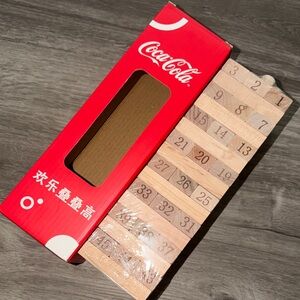 Coca-Cola Branded Jenga Game limited edition